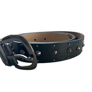 Steve Madden Black Studded Women’s Belt Size L